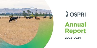 Cover photo for OSPRI Annual Report 2023-2024