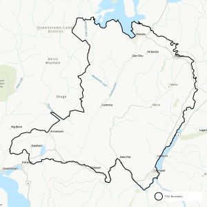 Map showing boundaries of the Pisa TMA